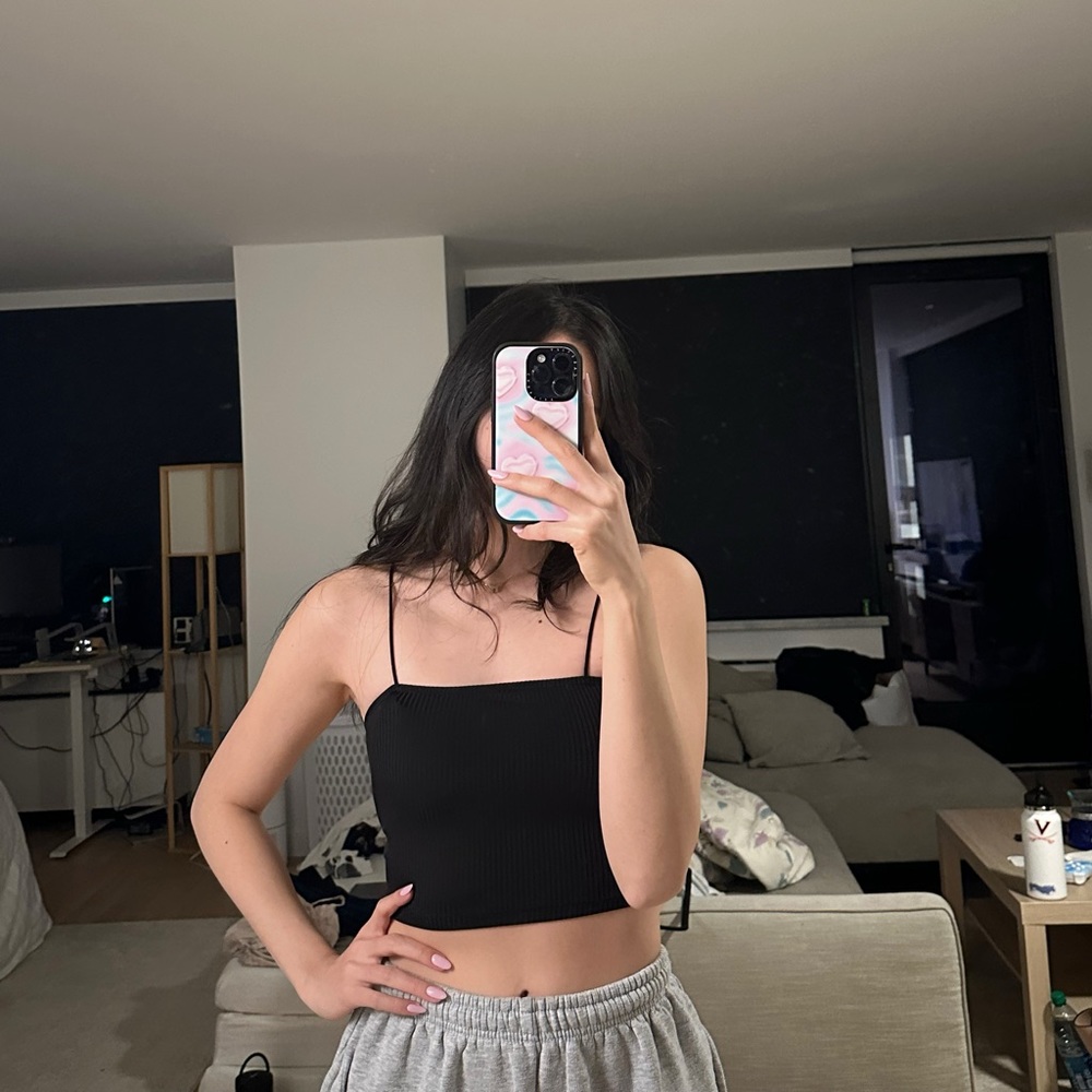 Shein Black Crop Top